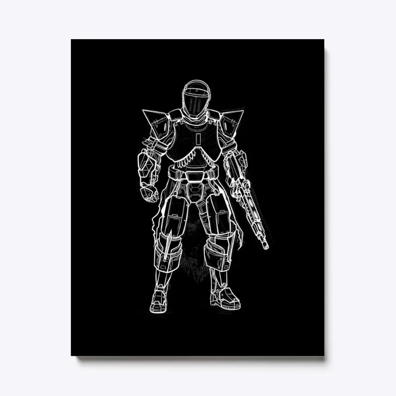 Titan Sketch - White