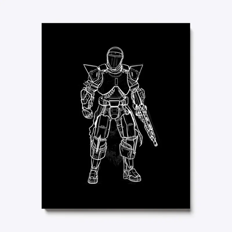 Titan Sketch - White